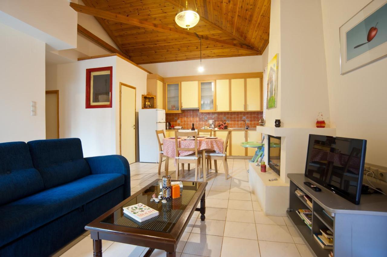 Villa Elli 2 Beach-Front Villa With Garden Итеа Экстерьер фото