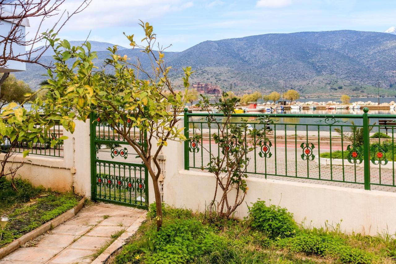 Villa Elli 2 Beach-Front Villa With Garden Итеа Экстерьер фото